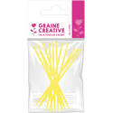 Graine Créative lot de 12 aiguilles plastique, 75 mm, diametre 1,8 mm
