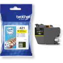 Brother inktcartridge,  200 pagina's, OEM LC-421Y, geel