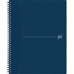 Oxford Origin cahier spiralé, ft A4+, 140 pages, ligné, bleu