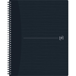 Oxford Origin Spiral Notebook A4 Plus 140 Ruled Pages Black Soft Cover