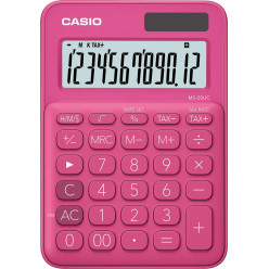 Casio bureaurekenmachine MS-20UC, rood