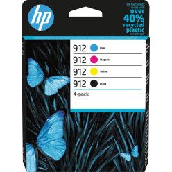HP inktcartridge 912, 300 - 315 pagina's, OEM 6ZC74AE, 4 kleuren