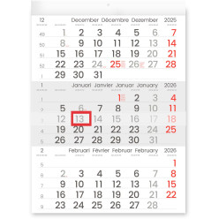 Driemaandskalender Compact, 2026