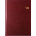 Brepols Bremax 2 Santex Desk Diary, Burgundy, 2026