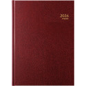 Brepols Bremax 1 Santex Desk Diary Burgundy 2026