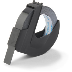 Dymo 9mm Black Embossing Tape for Omega Label Maker