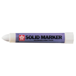 Sakura Solid Marker White Broad Tip