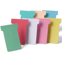 Nobo T-Card Index Size 4 Cards 180 x 124 mm White