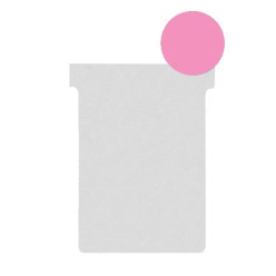 Nobo T-Card Size 2 Index Cards 85 x 60 mm Pink