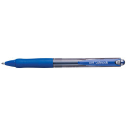 Uni Laknock SN-100 Retractable Ballpoint Pen Medium 1.0mm Blue