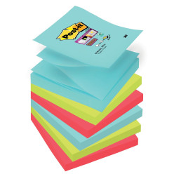 Post-it Super Sticky Z-Notes Cosmic 76 x 76 mm 90 Sheets Pack of 6
