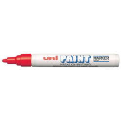 uni Paint PX-20 Oil-Based Marker, Red, Medium Tip