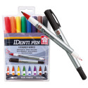 Sakura marqueur IDenti-Pen, étui de 8 pièces en couleurs assorties