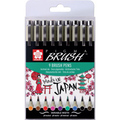 Sakura Pigma Brush Pen Set,...