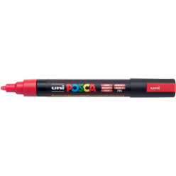 Uni POSCA marqueur peinture PC-5M, 1,8 - 2,5 mm, rouge fluo