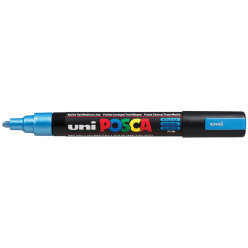 Uni POSCA marqueur peinture PC-5M, 1,8 - 2,5 mm, bleu métal