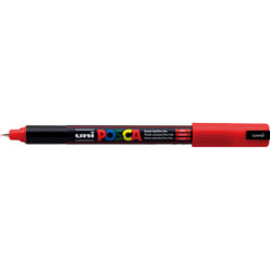 Uni POSCA marqueur peinture PC-1MC, 0,7 - 1 mm, rouge