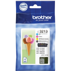 Brother inktcartridge, 400 pagina's, OEM LC-3213VAL, 4 kleuren
