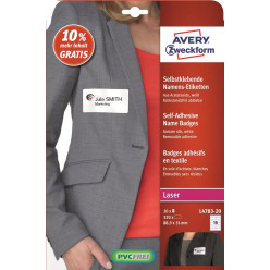 Avery Adhesive Name Badge...