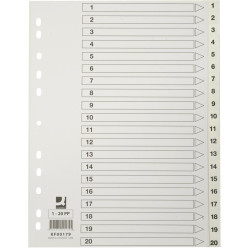 Q-CONNECT tabbladen, A4,...
