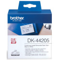 Brother doorlopende labelrol voor QL, ft 62 mm x 30,48 m, papier, verwijderbaar