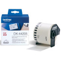 Brother doorlopende labelrol voor QL, ft 62 mm x 30,48 m, papier, verwijderbaar