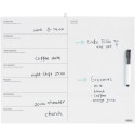 Desq Magnetic Weekly Planner and Notice Board, size 40 x 50 cm