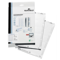 Durable badge card inserts...