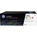 HP toner 312A, 3 x 2 700 pages, OEM CF440AM, 3 couleurs