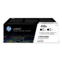 HP toner 410X, 6 500 pages, OEM CF410XD, noir, paquet de 2 pièces