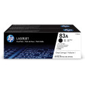 HP toner 83A, 1 500 pages, OEM CF283AD, noir, paquet de 2 pièces