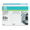 HP toner 55X, 12 500 pages, OEM CE255X, noir