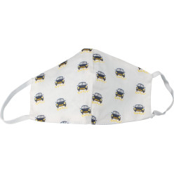 Washable Face Mask, Cars Pattern, Kids Size, Pack of 5