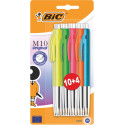 Bic balpen M10 Original Ultracolours, blister van 10 + 4 gratis