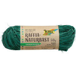 FOLIA Raffia matte, emerald...