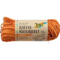 Folia Raffia Orange