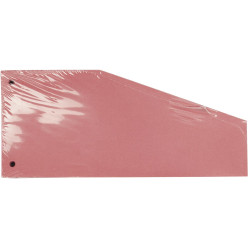 Pergamy Trapezoid Dividers Pack of 100 Pink