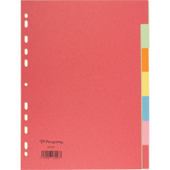 Pergamy A4 Tab Dividers,...