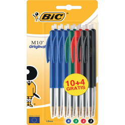 Bic balpen M10 Clic, 0,4...