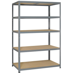 Avasco rek Strong 265, ft 196 x 120 x 50 cm, 5 legborden, gegalvaniseerd