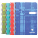 Clairefontaine spiral notebook 14.8 x 21 cm 180 lined pages assorted colors