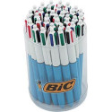 BIC 4-Color Original Retractable Ballpoint Pen, Medium Point, Classic Ink, Pack of 36