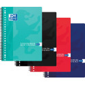 Oxford School collegeblok, ft A4+, 160 bladzijden, 23-gaats, geruit 10 mm, assorti