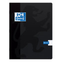 Oxford School cahier, ft A5, 72 pages (36 feuilles), quadrillé 5 mm, couleurs assorties