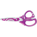 Maped Zenoa Fit 13cm Scissors, Asymmetric Rings, Blister Pack