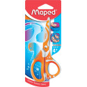 Maped Zenoa Fit 13cm Scissors, Asymmetric Rings, Blister Pack