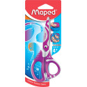 Maped Zenoa Fit 13cm Scissors, Asymmetric Rings, Blister Pack