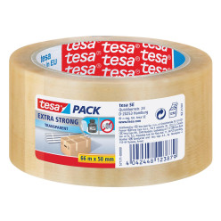 Tesa Extra Strong Packaging Tape 50 mm x 66 m PVC Transparent