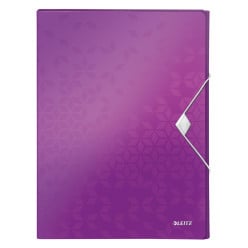 Leitz WOW Box File A4 Purple