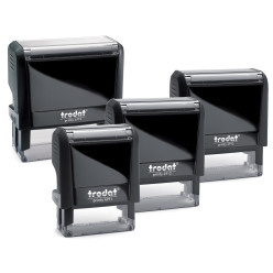 Trodat Printy tekststempel, met voucher Printy 4911, ft 38 x 14 mm, op blister